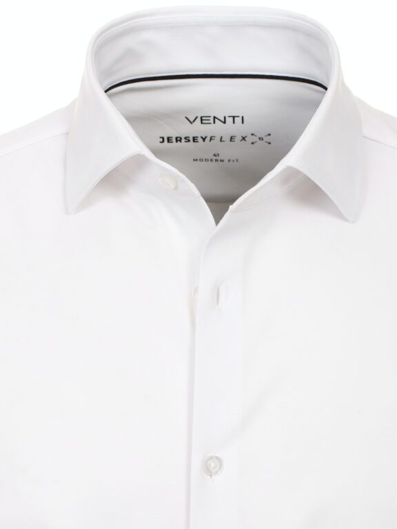 Venti Jerseyflex Overhemd Wit Modern Fit 123963800-000 (1)
