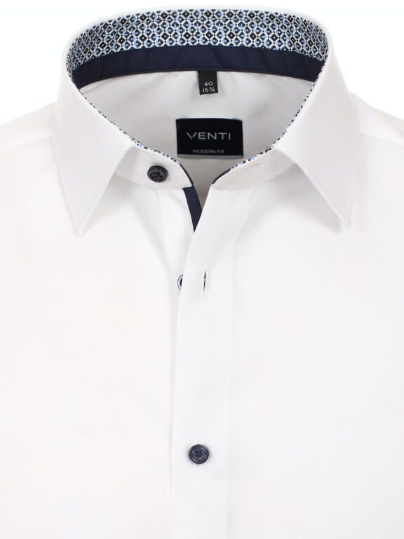 Wit Overhemd Heren Strijkvrij Modern Fit Venti 123942200-000 (1)