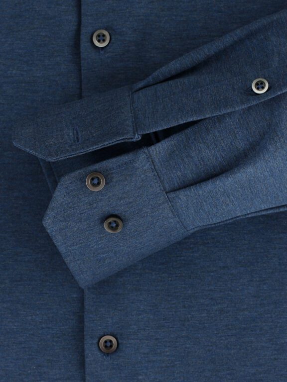 Venti Blauw Jerseyflex Overhemd Modern Fit 123963800-101 (4)