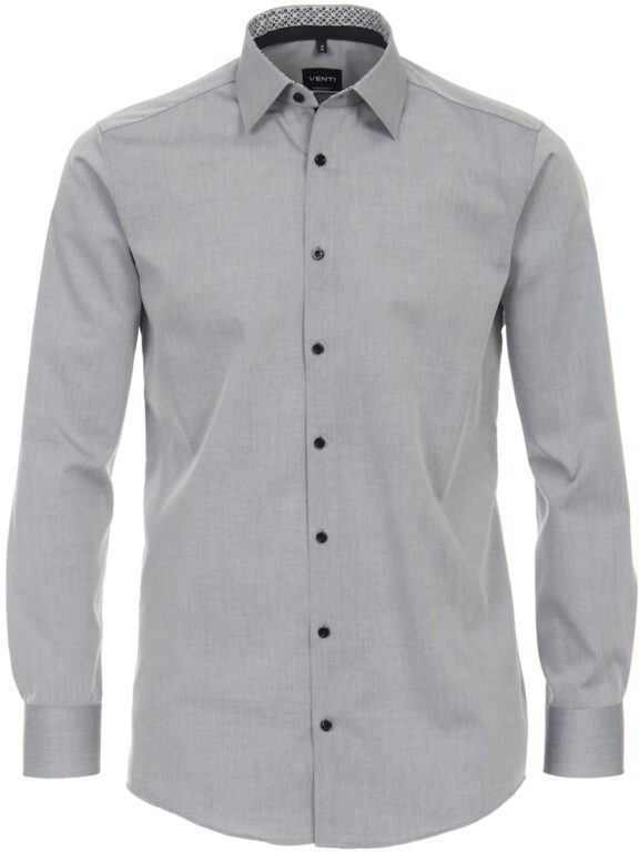 Zilver Overhemd Heren Strijkvrij Modern Fit Venti 123942200-705 (2)
