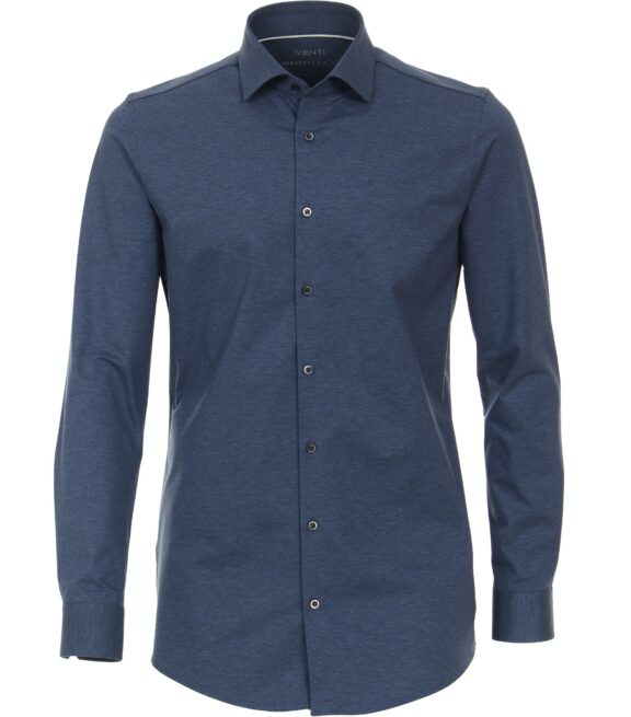 Blauw Venti Jerseyflex Overhemd Body Fit 123955800-101 (2)