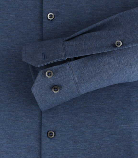 Blauw Venti Jerseyflex Overhemd Body Fit 123955800-101 (4)