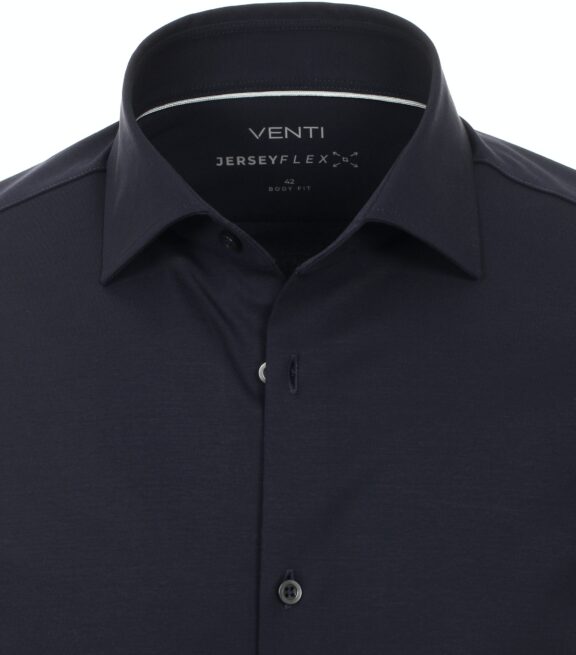 Blauw Venti Jerseyflex Overhemd Body Fit 123955800-102 (1)
