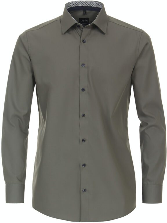 Groen Overhemd Heren Strijkvrij Modern Fit Venti 123942200-300 (2)