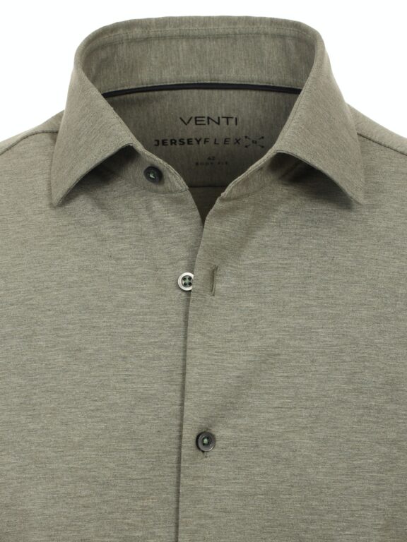 Groen Venti Jerseyflex Overhemd Body Fit 123955800-300 (1)