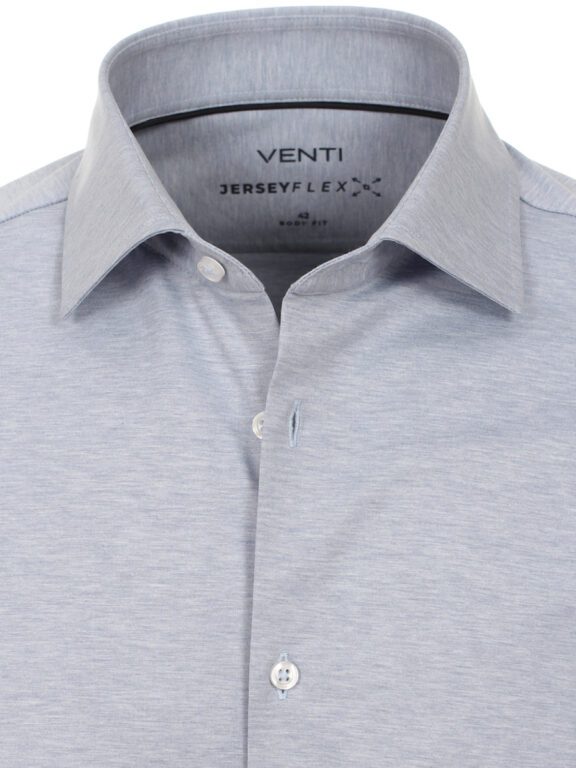 Venti Jerseyflex Overhemd Blauw Body Fit 123955800-100 (1)