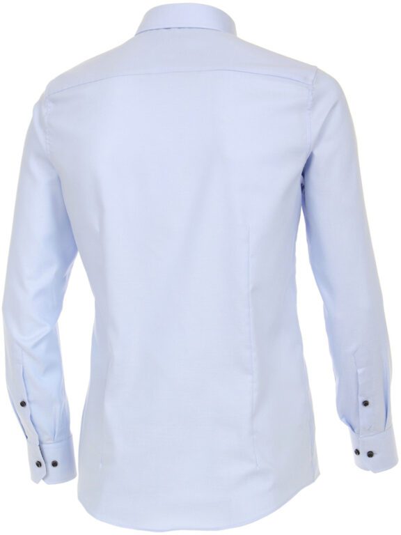 Venti Lichtblauw Overhemd Oxford Weving Modern Fit 103522000-100 (3)