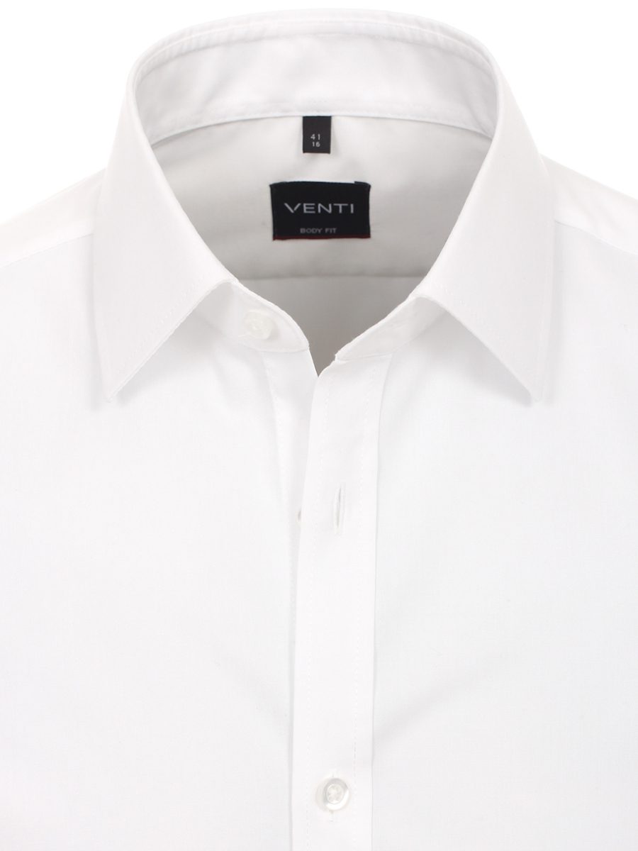 Venti Overhemd Wit Body Fit Kent Kraag 001420-000 (1)