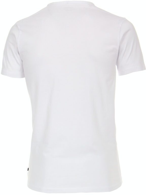 Venti Basis T-shirt Met Stretch Ronde hals Wit 2-Pack (3)
