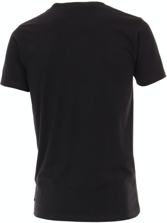 Venti Basis T-shirt Met Stretch Ronde hals Zwart 2-Pack (3)