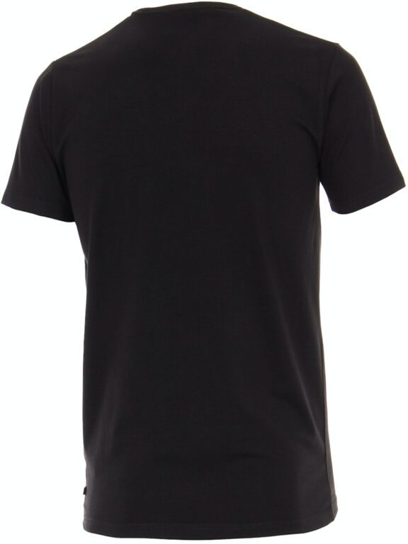 Venti Basis T-shirt Met Stretch V-hals Zwart 2-Pack 012600-800 (3)