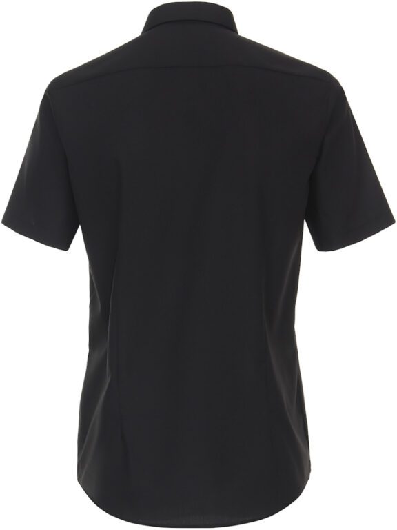 Venti Zwart Overhemd Korte Mouw Strijkvrij Modern Fit 634079400-800 (3)