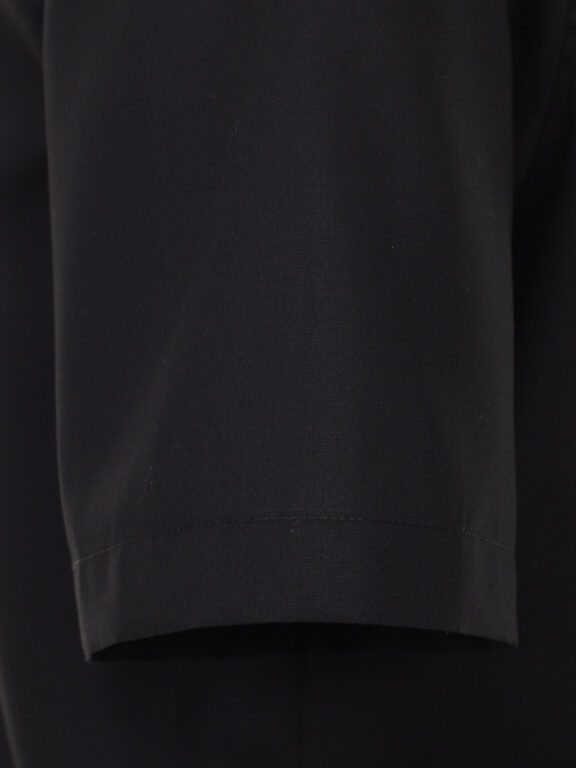 Venti Zwart Overhemd Korte Mouw Strijkvrij Modern Fit 634079400-800 (4)