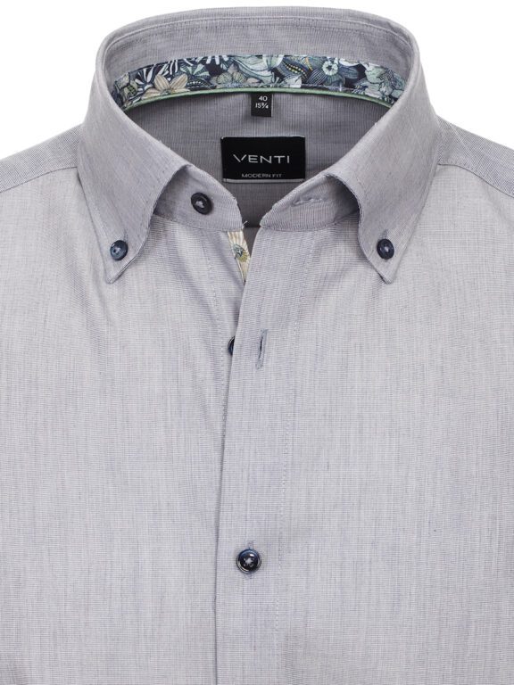Blauw Venti Overhemd Button Down Boord Modern Fit 144274600-100 (1)
