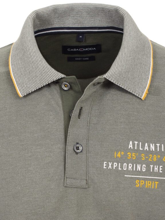 Casa Moda Atlantic Ocean Spirit Poloshirt 944188200-301 Groen (1)