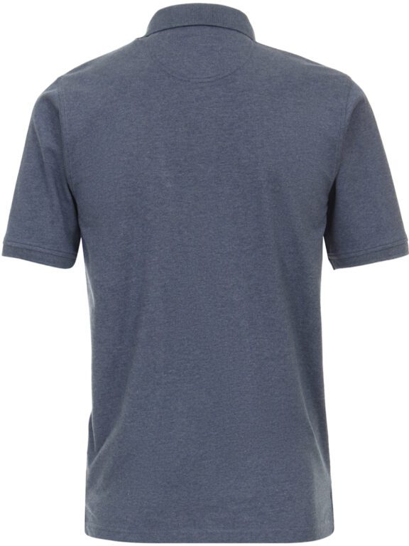 Casa Moda Polo Shirt Comfort Fit Effen Stretch 004470-126 Blauw (3)