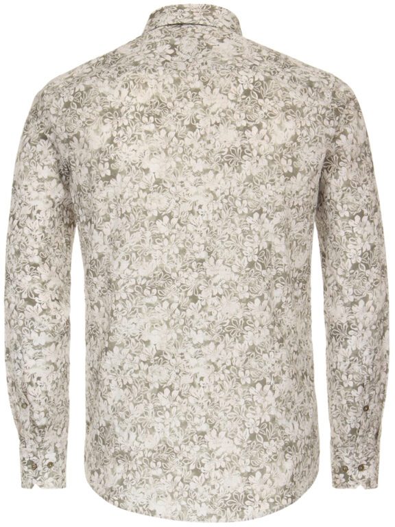 Groen Venti Overhemd Kent Boord Met Motief Modern Fit 144209900-300 (3)