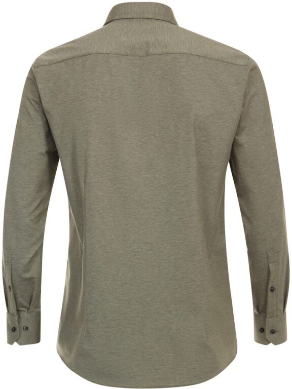 Venti Groen Jerseyflex Overhemd Modern Fit 123963800-300 (3)