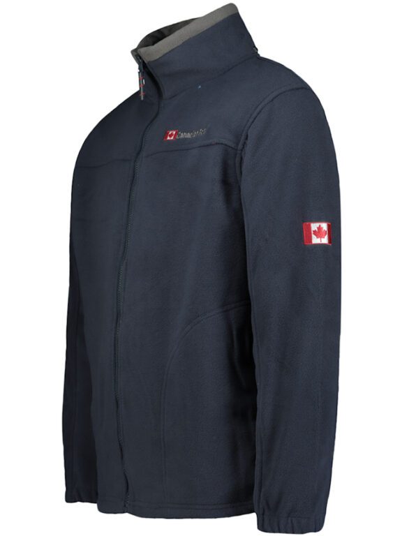 Canadian Peak Fleece Vest Ultona Met Rits Heren Blauw (1)