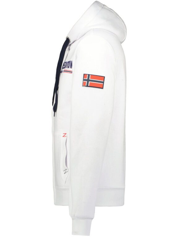 Gasille Vest Met Capuchon En Rits Wit Geographical Norway (1)